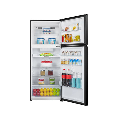 HISENSE Refrigerator 500L 2 Doors Inverter Glass Black