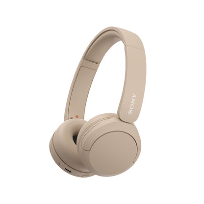 Sony WH-CH520 Wireless On-Ear Headphones with Microphone (Beige)