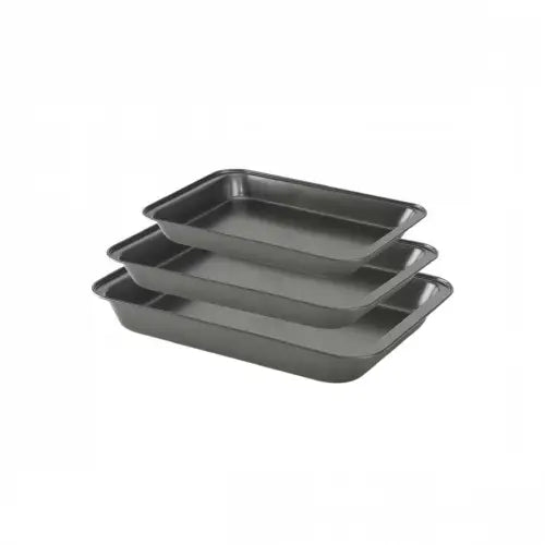 Betty Crocker Non-Stick Roasting Pan Set Of 3 Pieces 28.5Cm/31.5Cm/34.5Cm