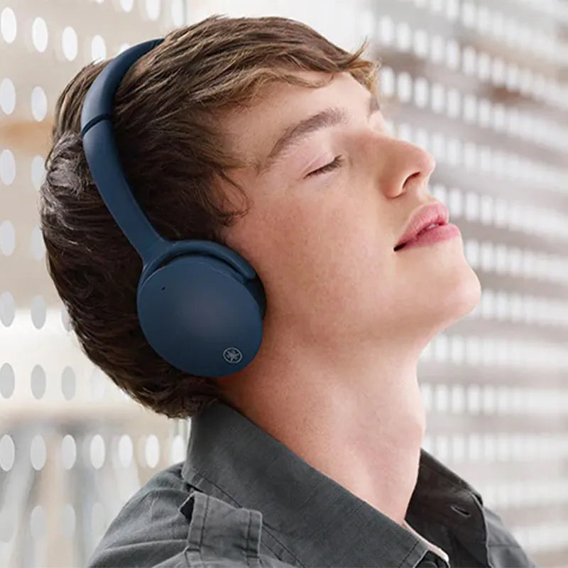 Yamaha YH-E500A Wireless Noise-Cancelling Headphones - Blue