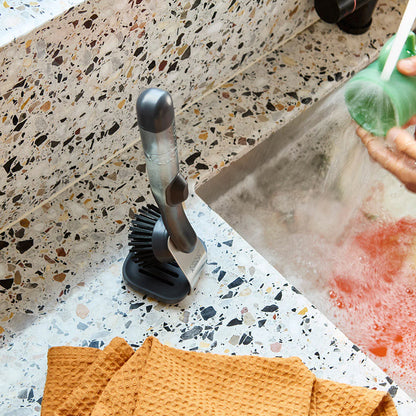 Joseph Joseph SinkTech™ Soap Dispensing Washing Up Brush with Steel Stand