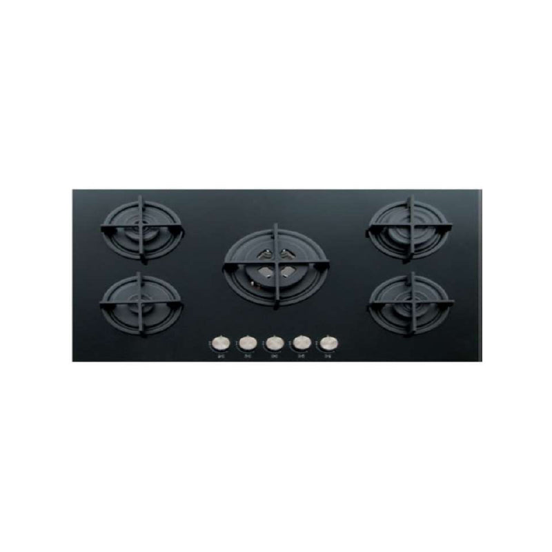 Flora FLBH10-CTSF-R95BC Built In hob 90cm Crystal Black.
