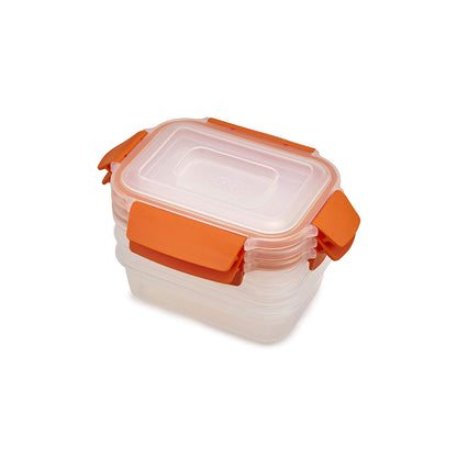 Joseph Joseph Nest Lock 3-Piece Storage Container Set (3 x 540ml) - Orange