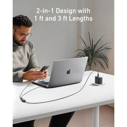 Anker 2-in-1 USB C to USB C Cable 140W