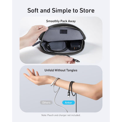 Anker USB-C to USB-C Cable 1m (240W, Upcycled-Braided)