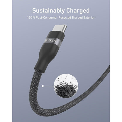 Anker USB-C to USB-C Cable 2m (240W, Upcycled-Braided)