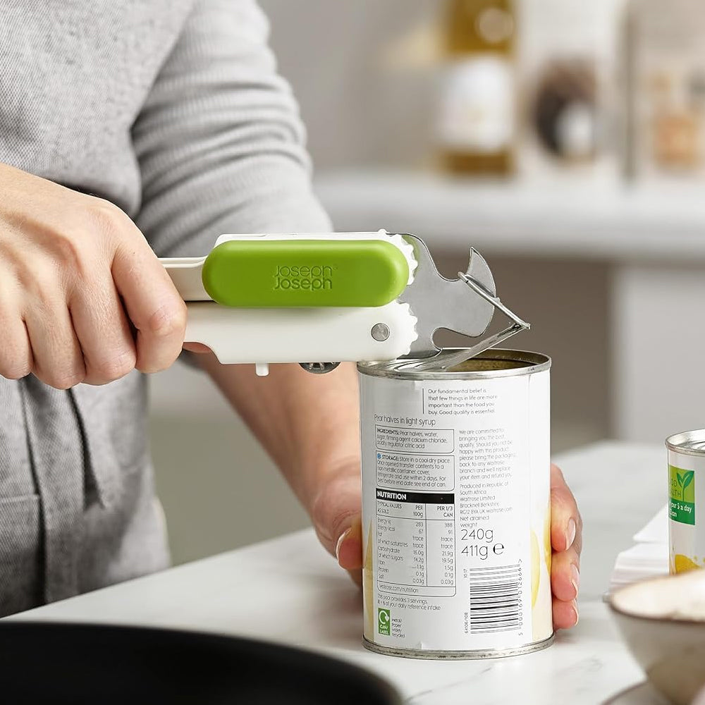 Joseph Joseph Duo 3 in 1 Can Opener White/Green