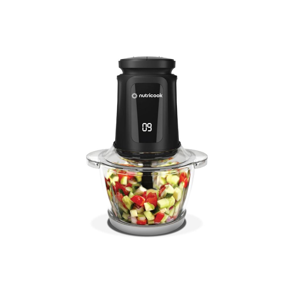 Nutricook 1.2L XXL Glass Chopper and Mincer