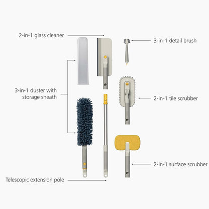 Joseph Joseph CleanTech™ 6-Piece Cleaning Tool Set