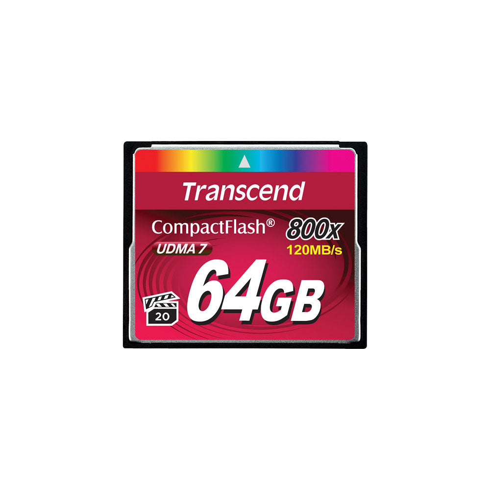 Transcend 64GB 800x CompactFlash Memory Card UDMA