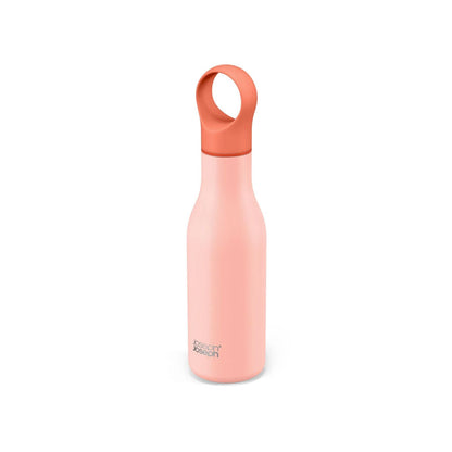 Joseph Joseph Loop™ 500ml Stainless-steel Vacuum Insulated Water Bottle Coral