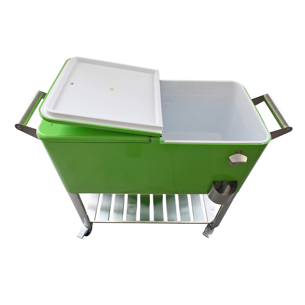 Aqualux Party Cooler 80L Fridge For Beverage CC-1010 Green