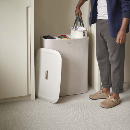 Joseph Joseph Tota Trio 90L Ecru Laundry Separation Basket