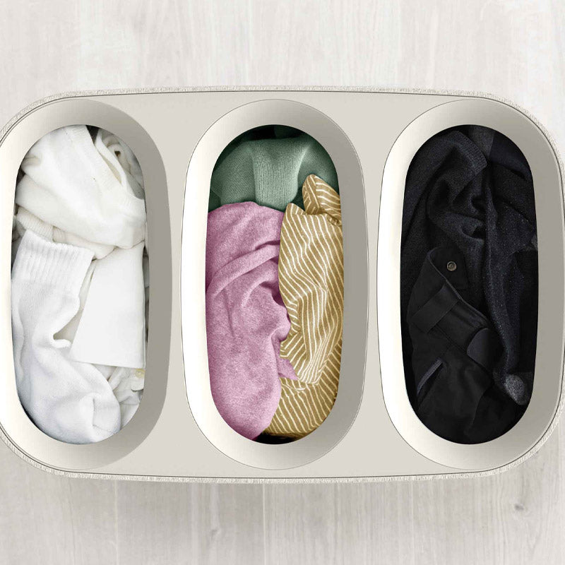 Joseph Joseph Tota Trio 90L Ecru Laundry Separation Basket