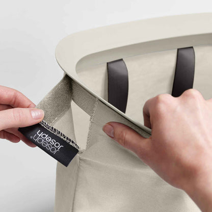 Joseph Joseph Tota Trio 90L Ecru Laundry Separation Basket