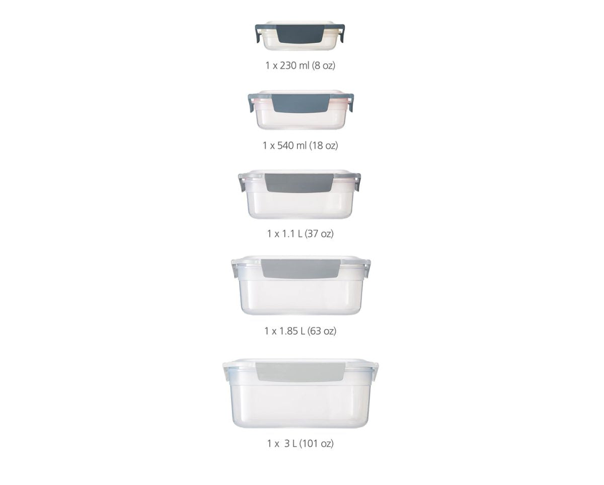 Joseph Joseph Nest Lock Multi-size Container Set - Sky