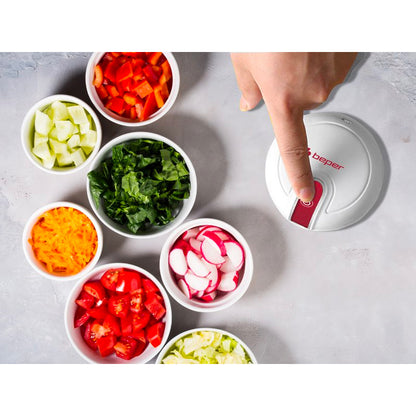 Beper, Usb Rechargeable Food Chopper P102ROB050, Red