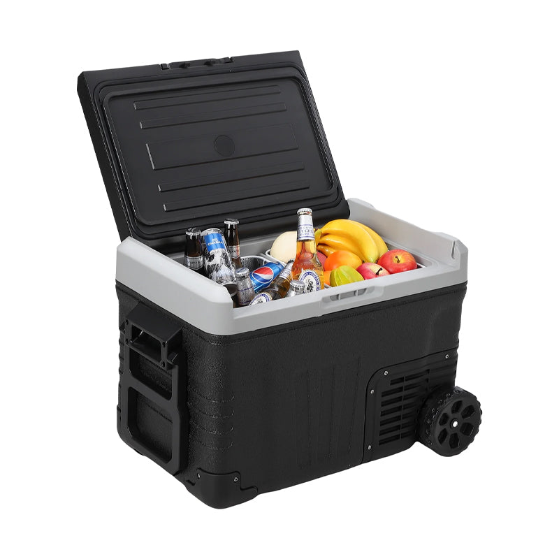 Aqualux Car Fridge 50L, Compressor, 12V & 220V, Temperature  from -16 to +16, Black
