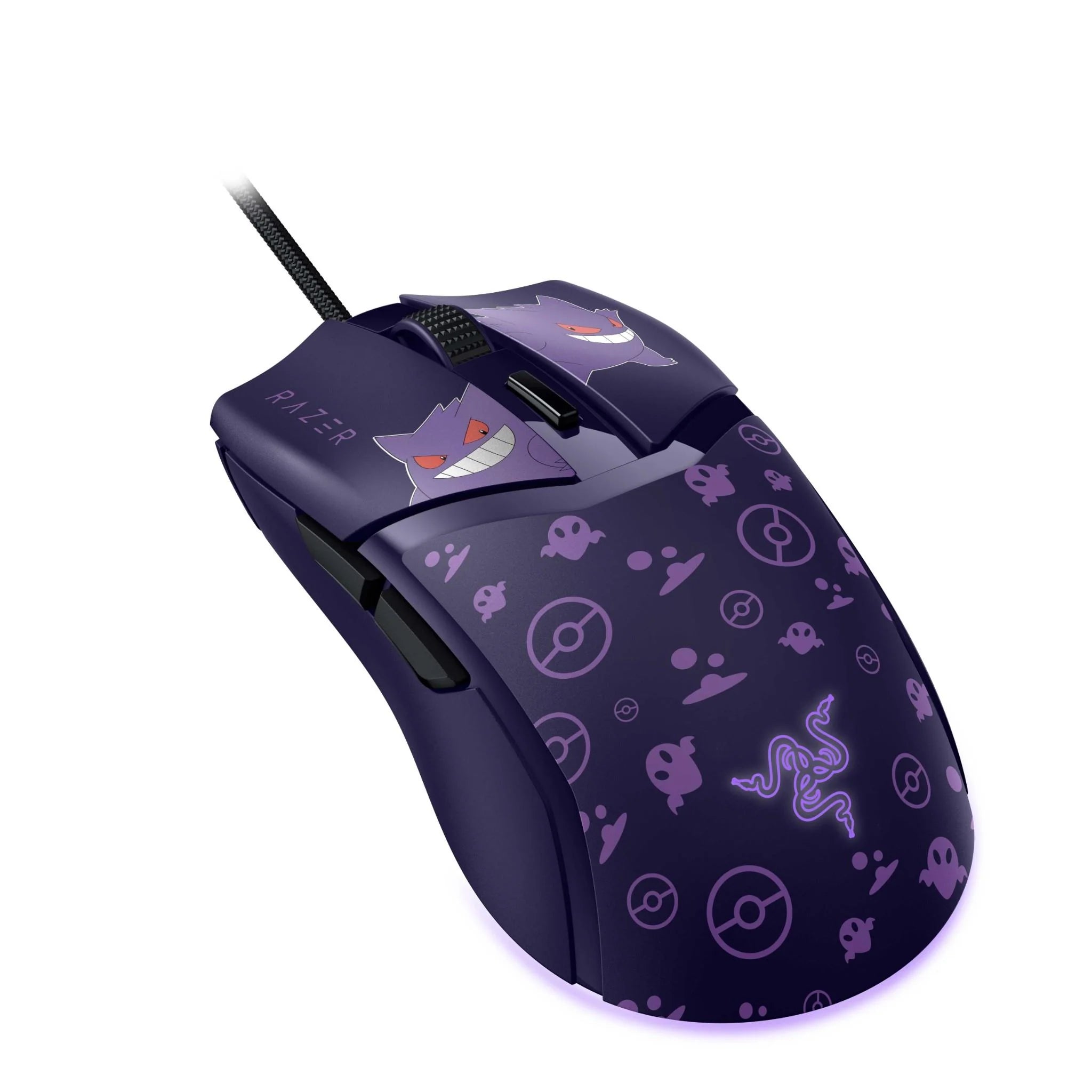 Razer Cobra Pokémon Gengar Edition Customizable Wired Gaming Mouse