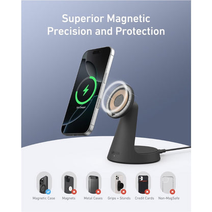 Anker MagGo Wireless Charger (2-in-1, Dock Stand)