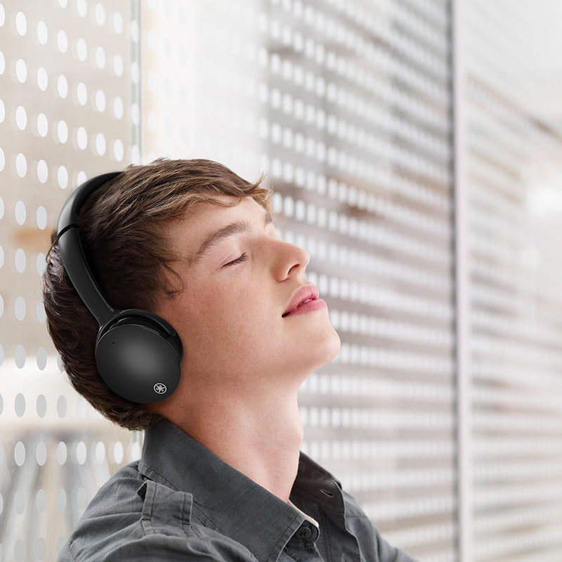 Yamaha YH-E500A Wireless Noise-Cancelling Headphones - Black