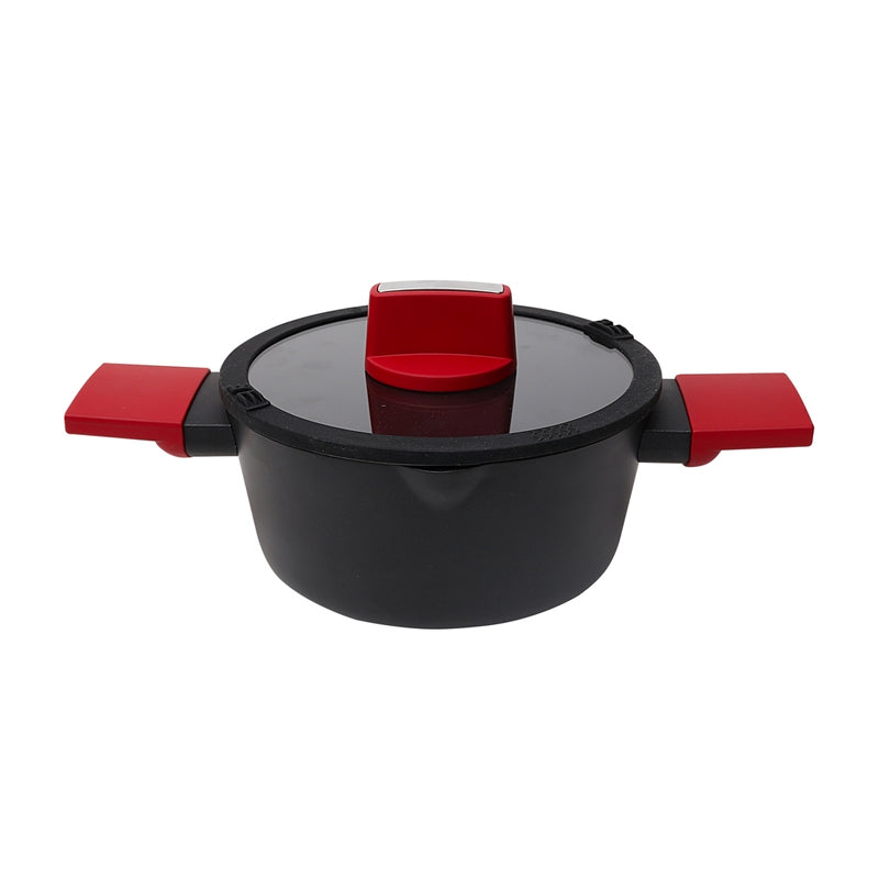 Betty Crocker Forged Aluminum Casserole & Lid (20CM-Thickness 2.8MM)