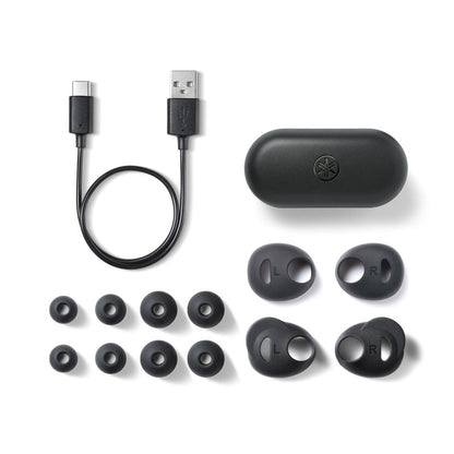 Yamaha Truly Wireless Earphones Water Resistant  IPX5 Black  - TW-E3A