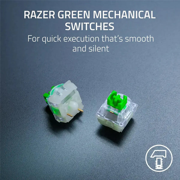 Razer BlackWidow V4 X Minecraft Edition Mechanical Gaming Keyboard – Full-Size RGB Wired with Clicky Green Switches