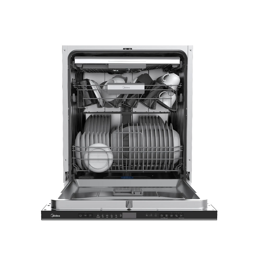 Midea Built-in Smart Dishwasher 14 Place Setting with Dual Zone Wash WQP14-W7703MG