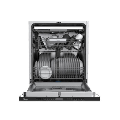 Midea Built-in Smart Dishwasher 14 Place Setting with Dual Zone Wash WQP14-W7703MG
