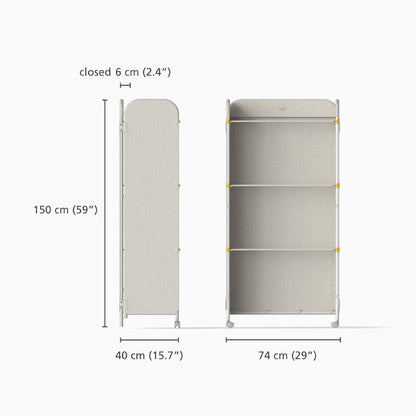 Joseph Joseph Eclipse™ 3-tier Ecru Clothes Airer with Screen