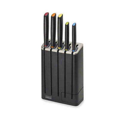 Joseph Joseph Elevate™ Knives SlimBlock 5-piece Knife Set with Sharpener