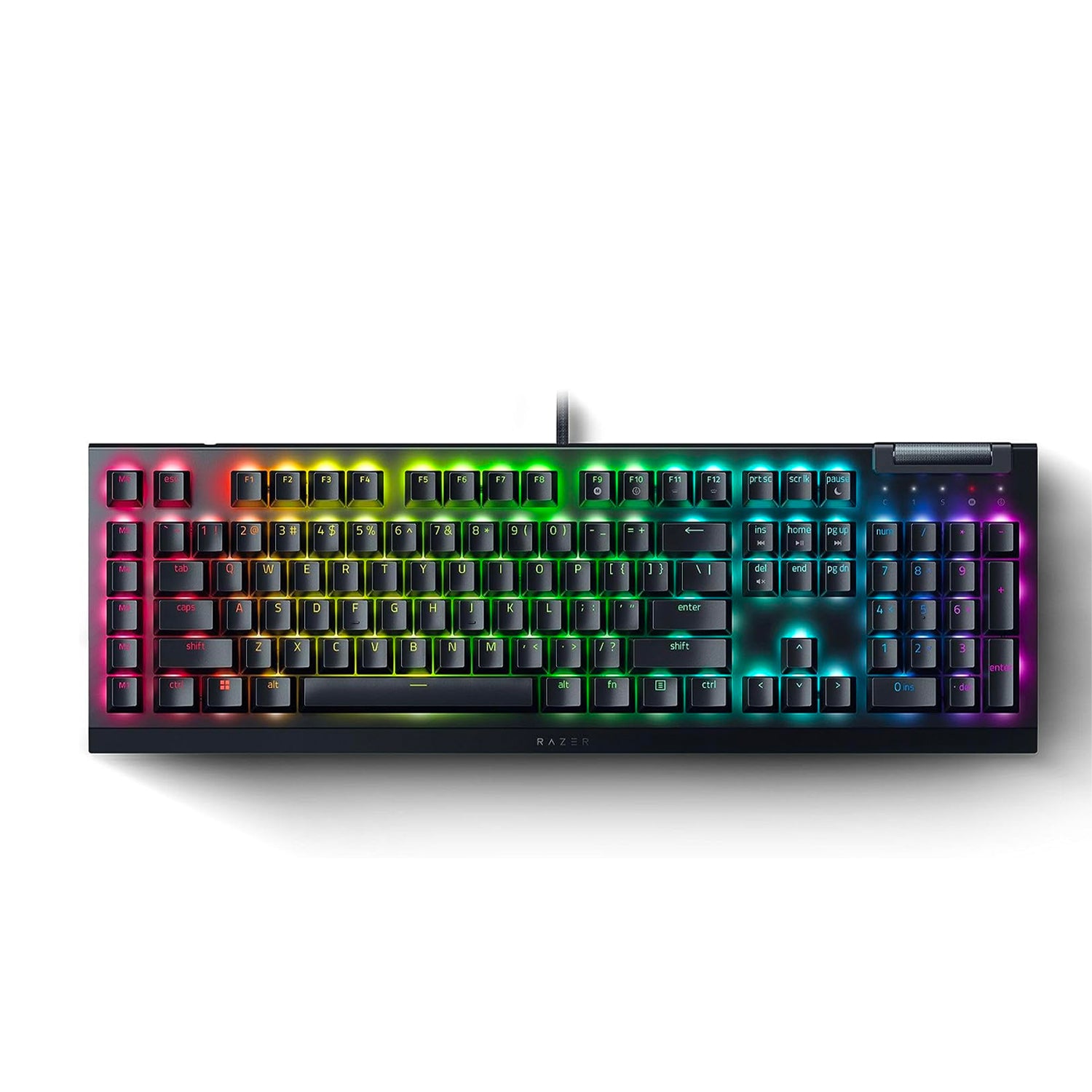 Razer BlackWidow V4 X - Mechanical Gaming Keyboard: Green Switches Tactile & Clicky