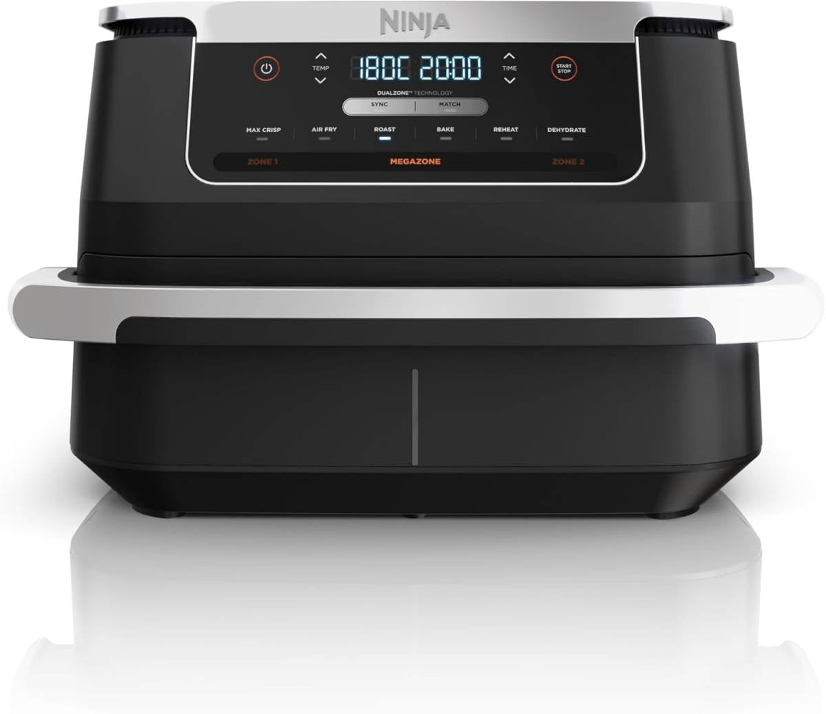 Ninja Ninja Flexdrawer Af550eu 6 Litre Black Dual Zone Air