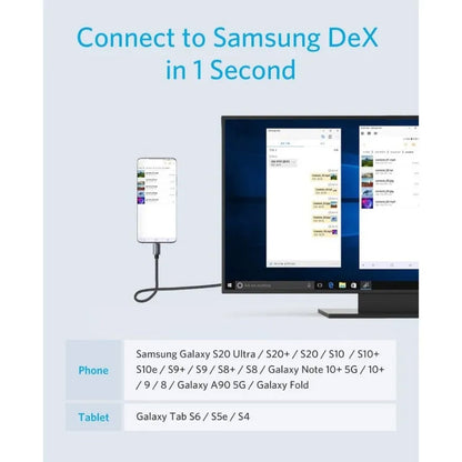 Anker USB-C to HDMI 4K Nylon Cable