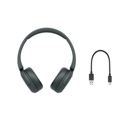 Sony WH-CH520 Wireless On-Ear Headphones with Microphone (Black)