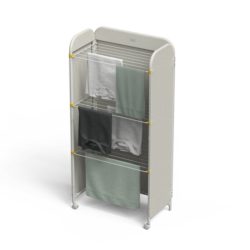 Joseph Joseph Eclipse™ 3-tier Ecru Clothes Airer with Screen