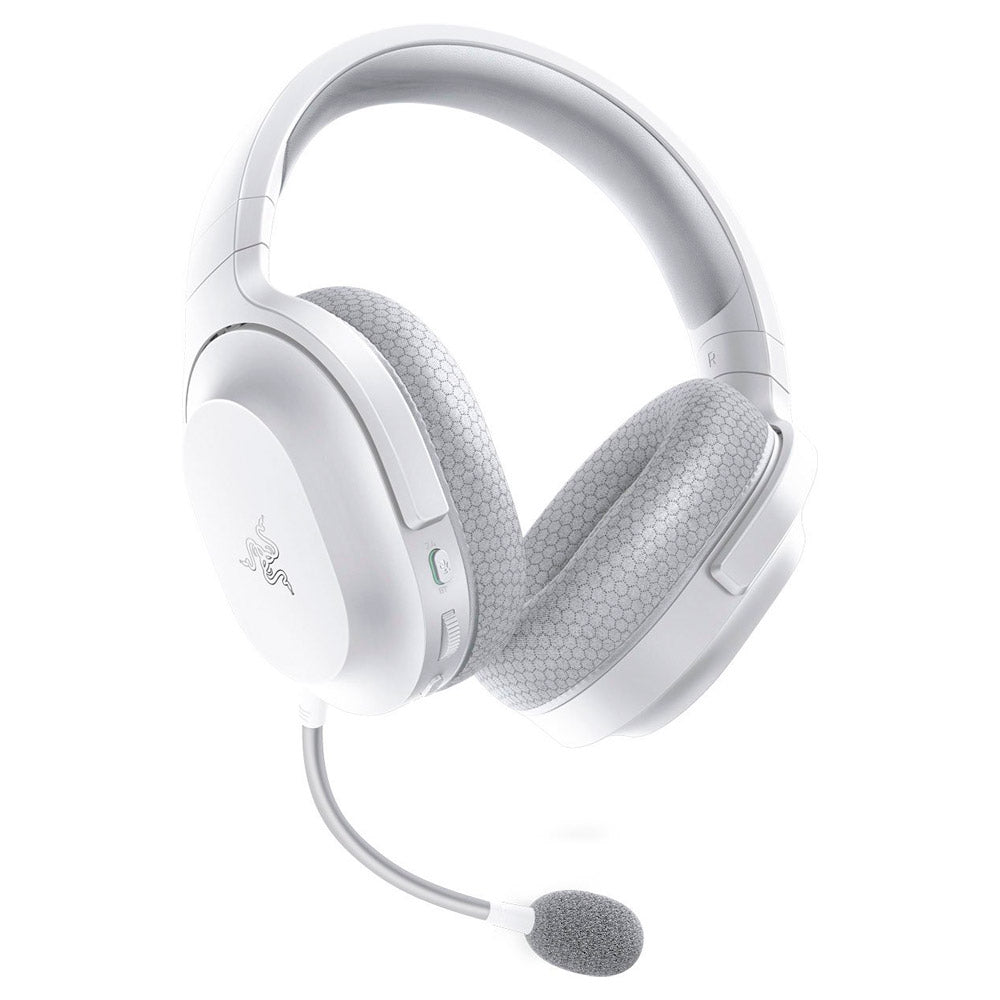 Razer - Barracuda X 2022 Edition Wireless Stereo Gaming Headset for PC, PS5, PS4, Switch, and Mobile - Mercury White