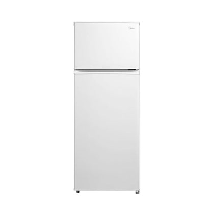 Midea Double Door static Refrigerator, White