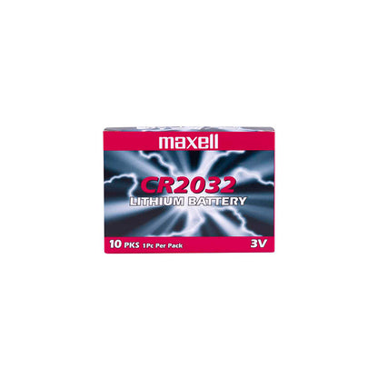 Maxell Coin Cell Batteries CR2032, Pack of 10