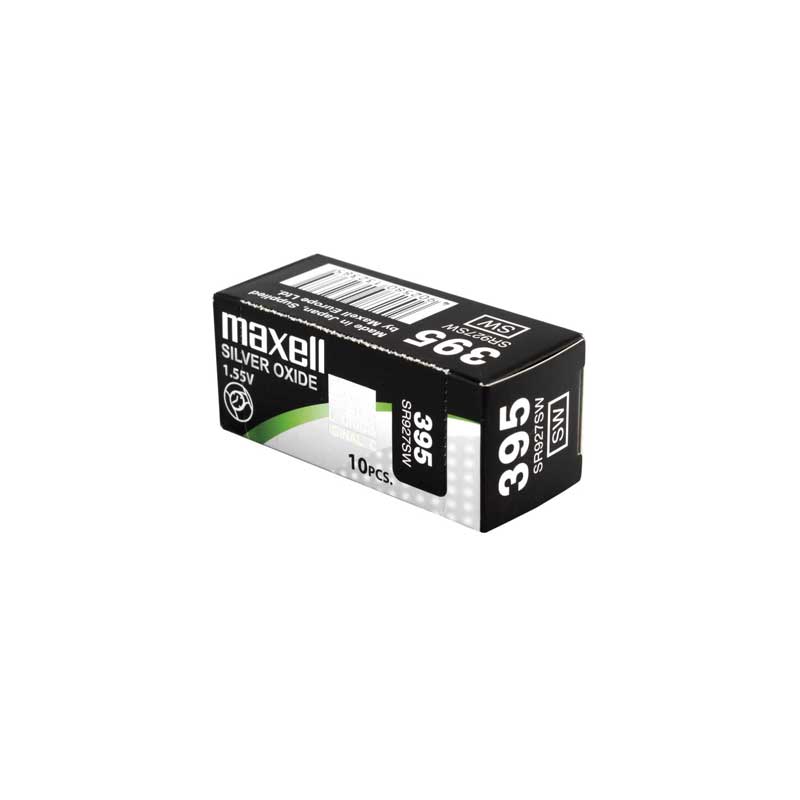 Maxell Mercury Free Batteries SSR927SW (395) , Pack of 10