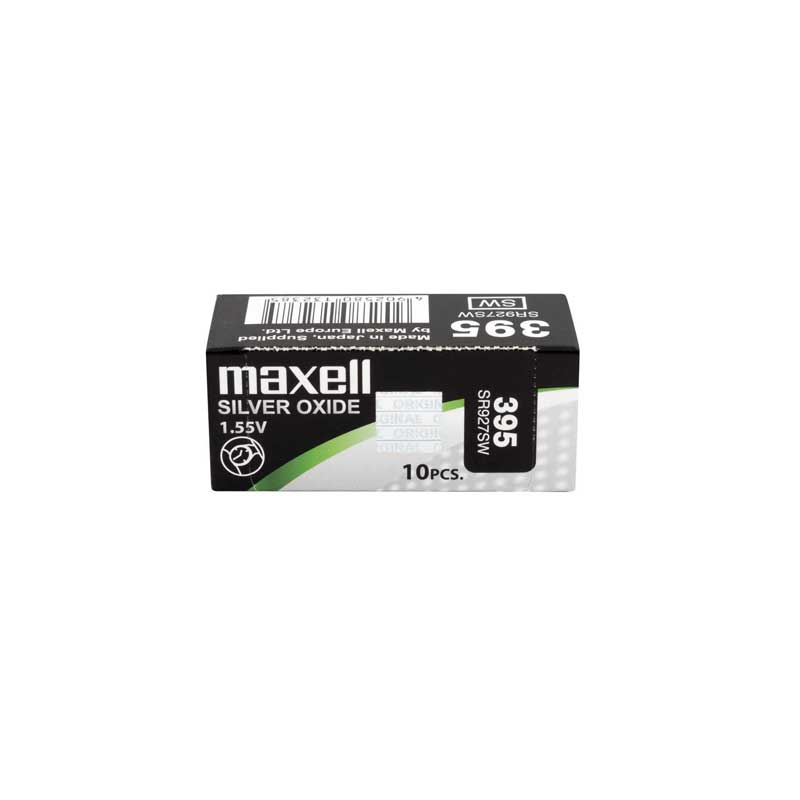 Maxell Mercury Free Batteries SSR927SW (395) , Pack of 10