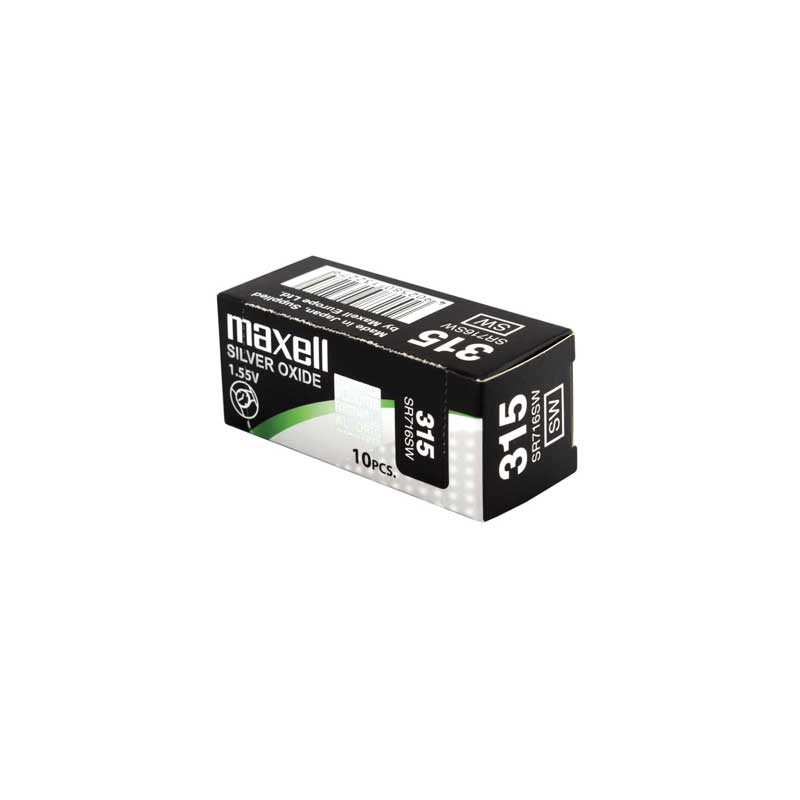 Maxell Mercury Free Batteries SR716SW (315) , Pack of 10