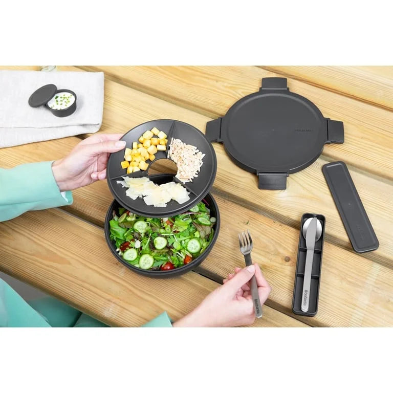 Brabantia Make & Take Salad Bowl, 1.3L, Plastic