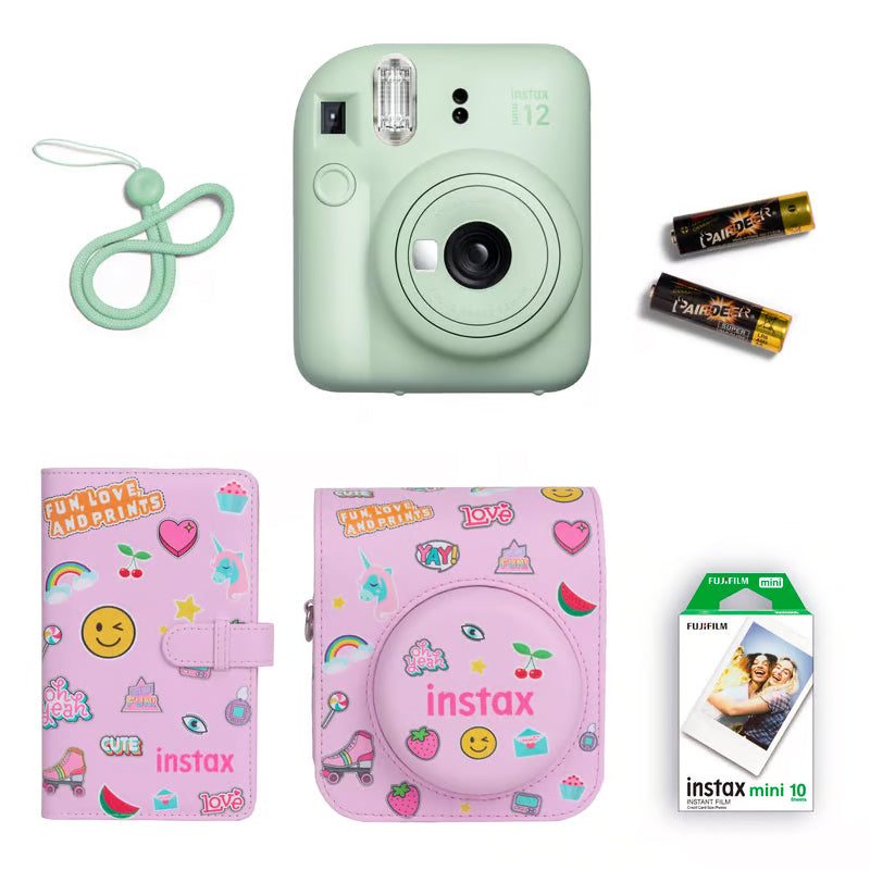 Fujifilm Instax Mini 12 Gift Box Instant Camera + Mini film +
