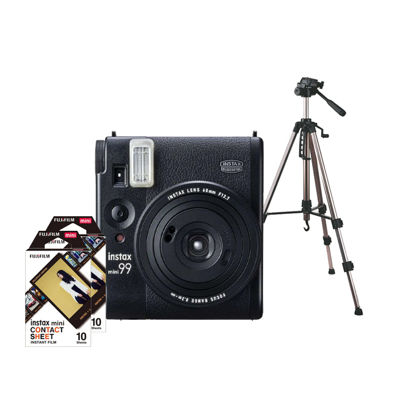 Fujifilm Instax Mini 99 Instant Film Camera Bundle with Free Instax Mini Film [ 20 sheets ] and Falcon Tripod SL2400