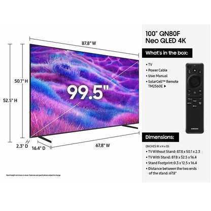 Samsung QA100QN80FUXTW 100″ Neo QLED 4K Smart TV