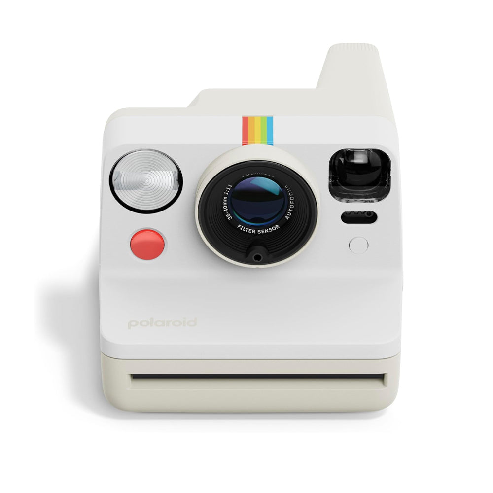 Polaroid Now 3rd Generation I-Type Instant Film Camera - Pebble White