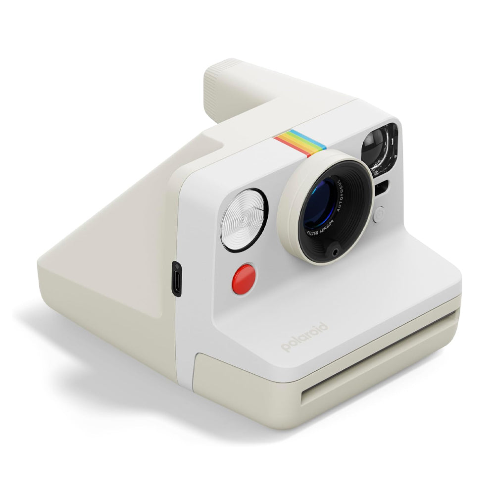 Polaroid Now 3rd Generation I-Type Instant Film Camera - Pebble White