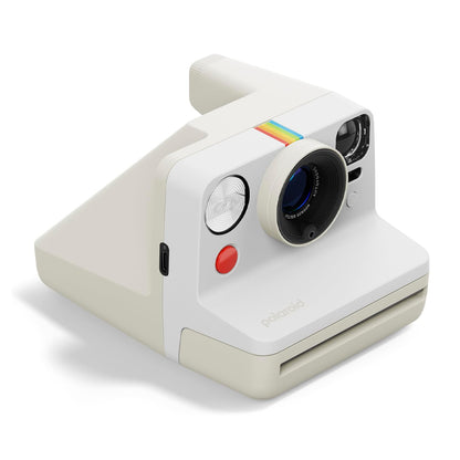 Polaroid Now 3rd Generation I-Type Instant Film Camera - Pebble White